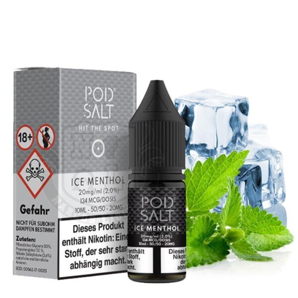 Pod Salt Core - 10ml Nikotinsalz Liquid Ice Menthol 20mg