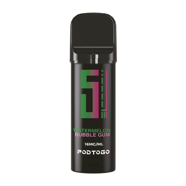 5 EL - Pod2Go Prefilled Pod  Watermelon Bubble Gum 0 mg/ml