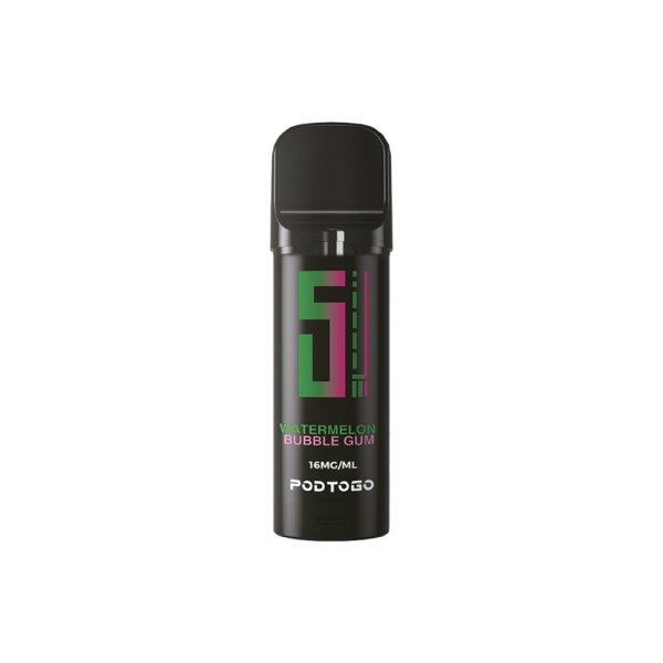 5 EL - Pod2Go Prefilled Pod  Watermelon Bubble Gum 16 mg/ml