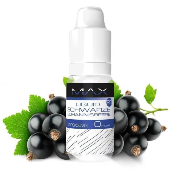 MAX Vape - Schwarze Johannisbeere Liquid 10 ml