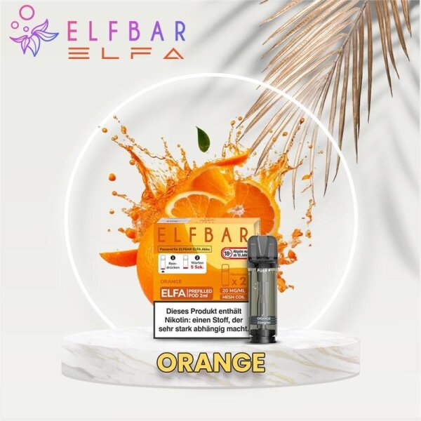 Elf Bar Elfa Pods - 2 Stück Orange 20 mg/ml