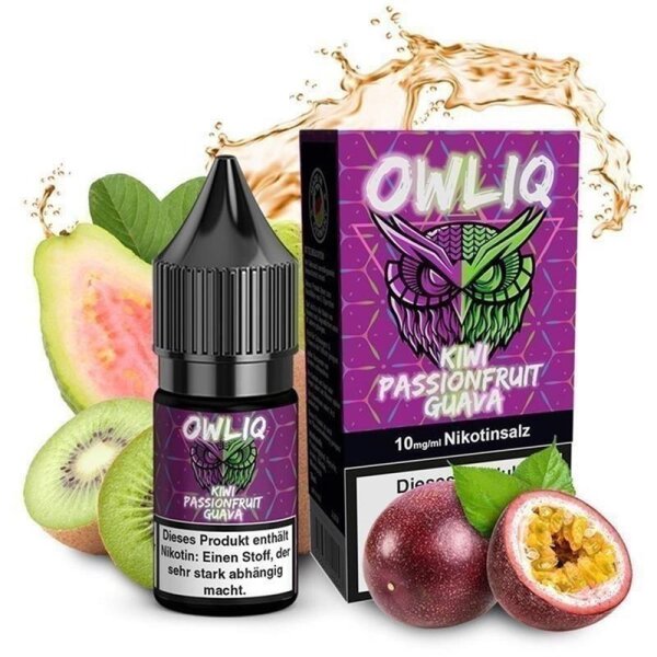 Owliq Nikotinsalzliquid Kiwi Passionfruit Guava 10 mg/ml